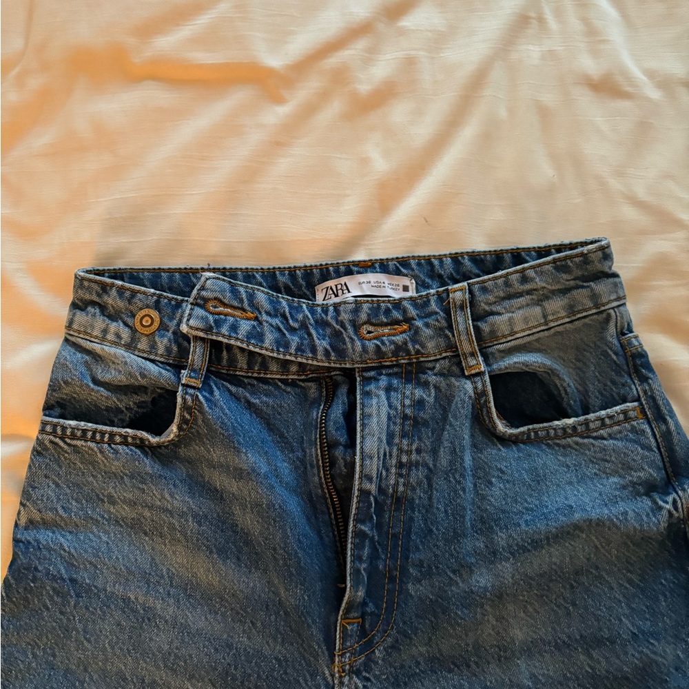 Wide Leg, High Waisted, Zara Jeans - Picture 4 of 4